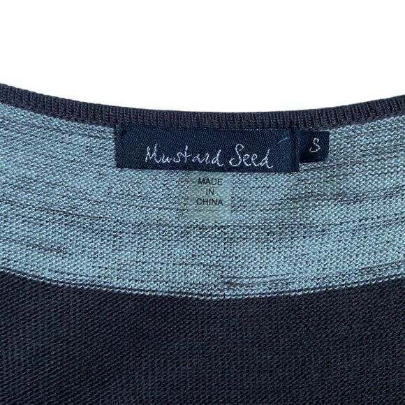 Mustard seed Brown Body Con Tunic Knit Dress US S - Picture 2 of 7